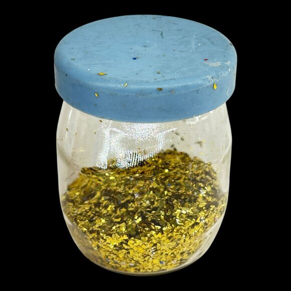 (11) Containers Jars of Crafters Glitter Lot Luco Glitterex Chunky 70s-90s VTG - Picture 10 of 12